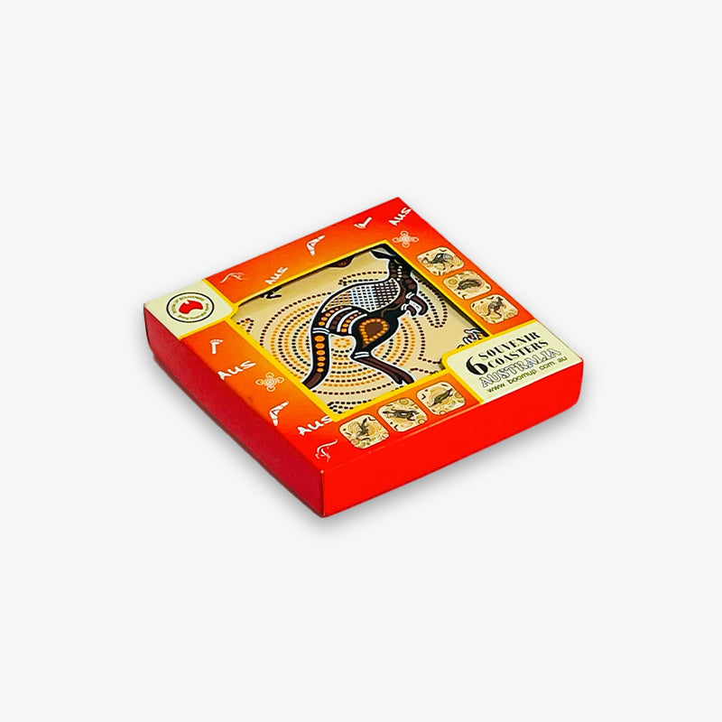 Aboriginal Art Coaster Set