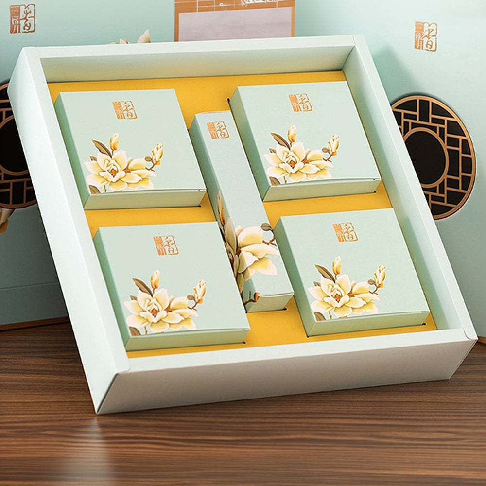 White Flowers Mooncake Gift Set