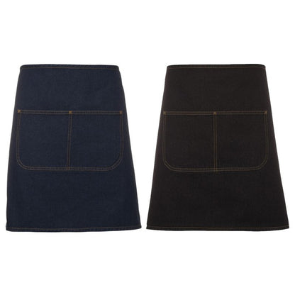 Stone Washed Waist Denim Apron